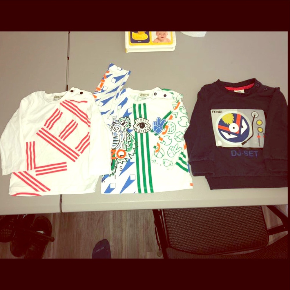 Kenzo Shirts and Fendi Sweater